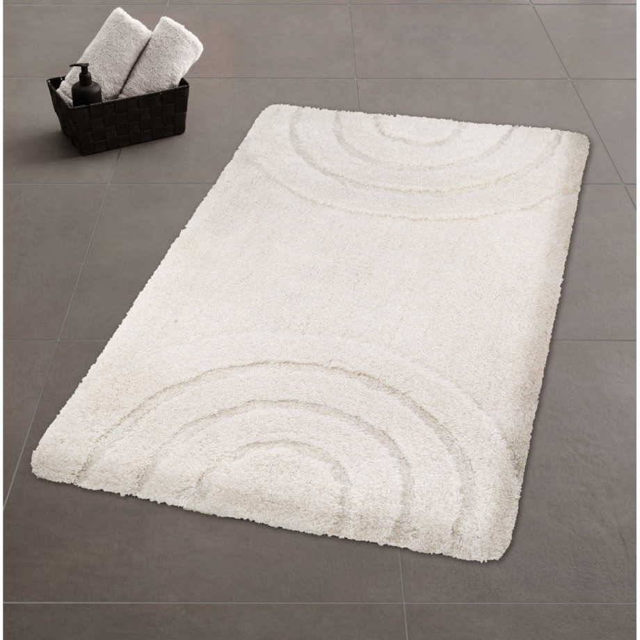 Kleine Wolke Bow Dywanik łazienkowy beżowy 70x120 cm