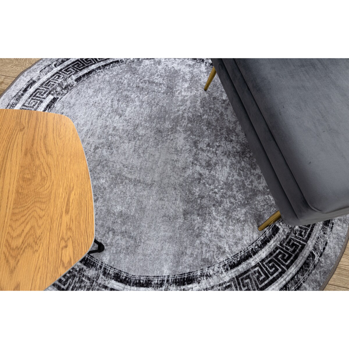 Dywan do prania MIRO 51254.802 koło Marmur, koło 120 cm