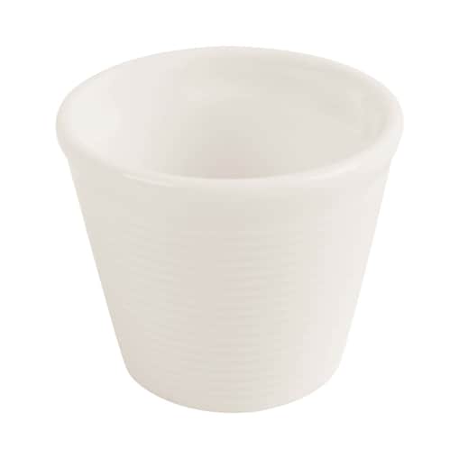 Jajecznik Porland Line w kremowym kolorze - porcelana wysokiej jakości