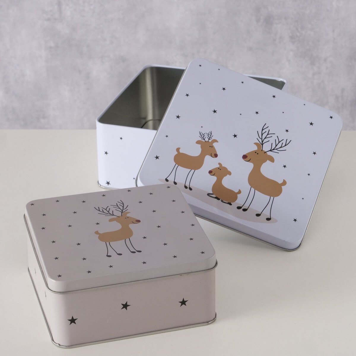 Puszka na ciastka, metal, TIMBA, 2 szt