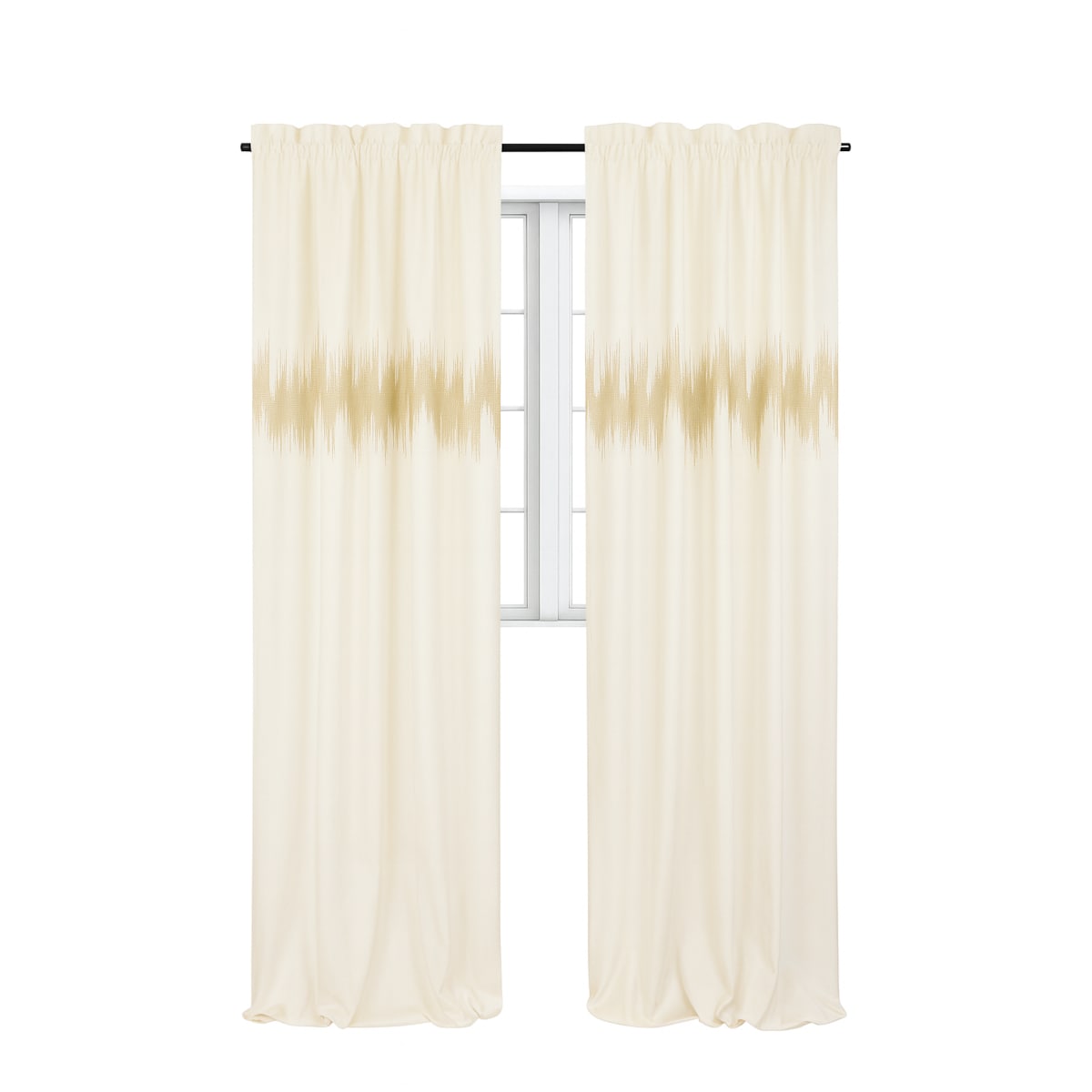 zasłona welurowa ecg gold 140x270 cm śmietanowa