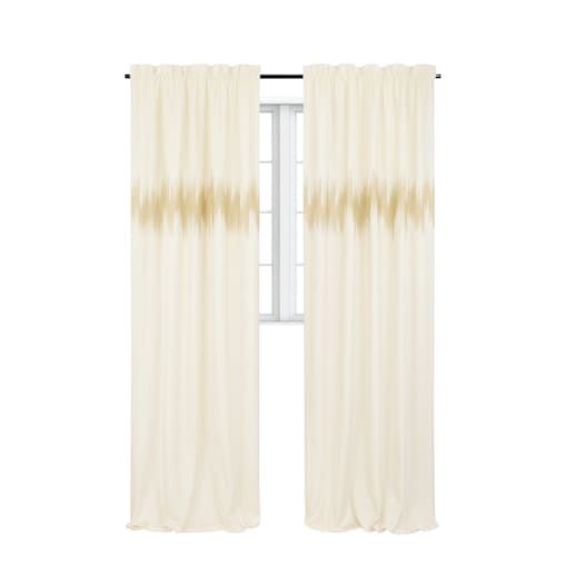 zasłona welurowa ecg gold 140x270 cm śmietanowa