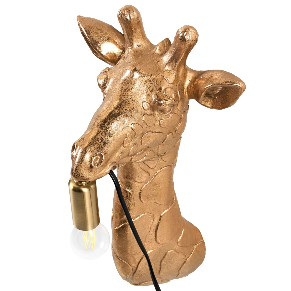 Lampa ścienna Żyrafa MERLIN Złoty