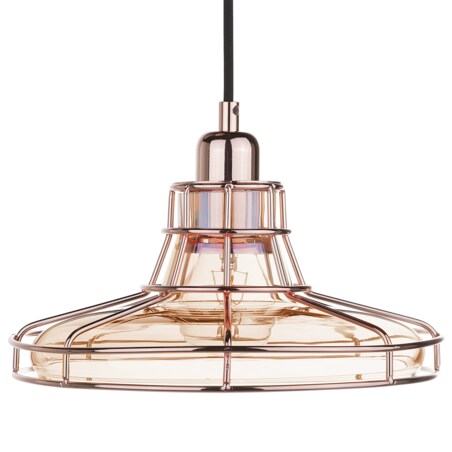 Lampa wisząca TORRE Szkło Miedziany