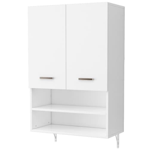 Szafka łazienkowa wisząca ścienna nad pralkę pojemne półki regał loft 64 cm