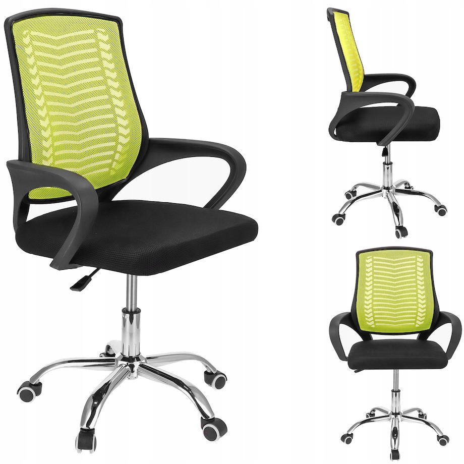 Krzesło biurowe obrotowe TOLEDO zielone