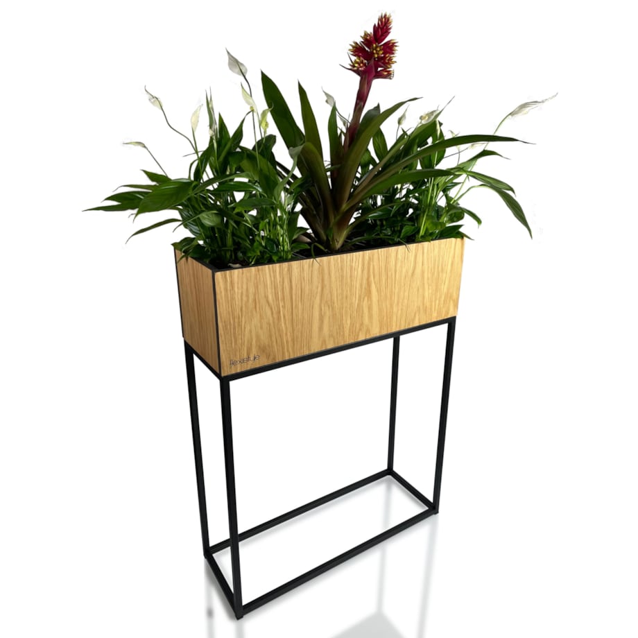 Kwietnik loftowy FIORINO dąb 62x22x80 cm