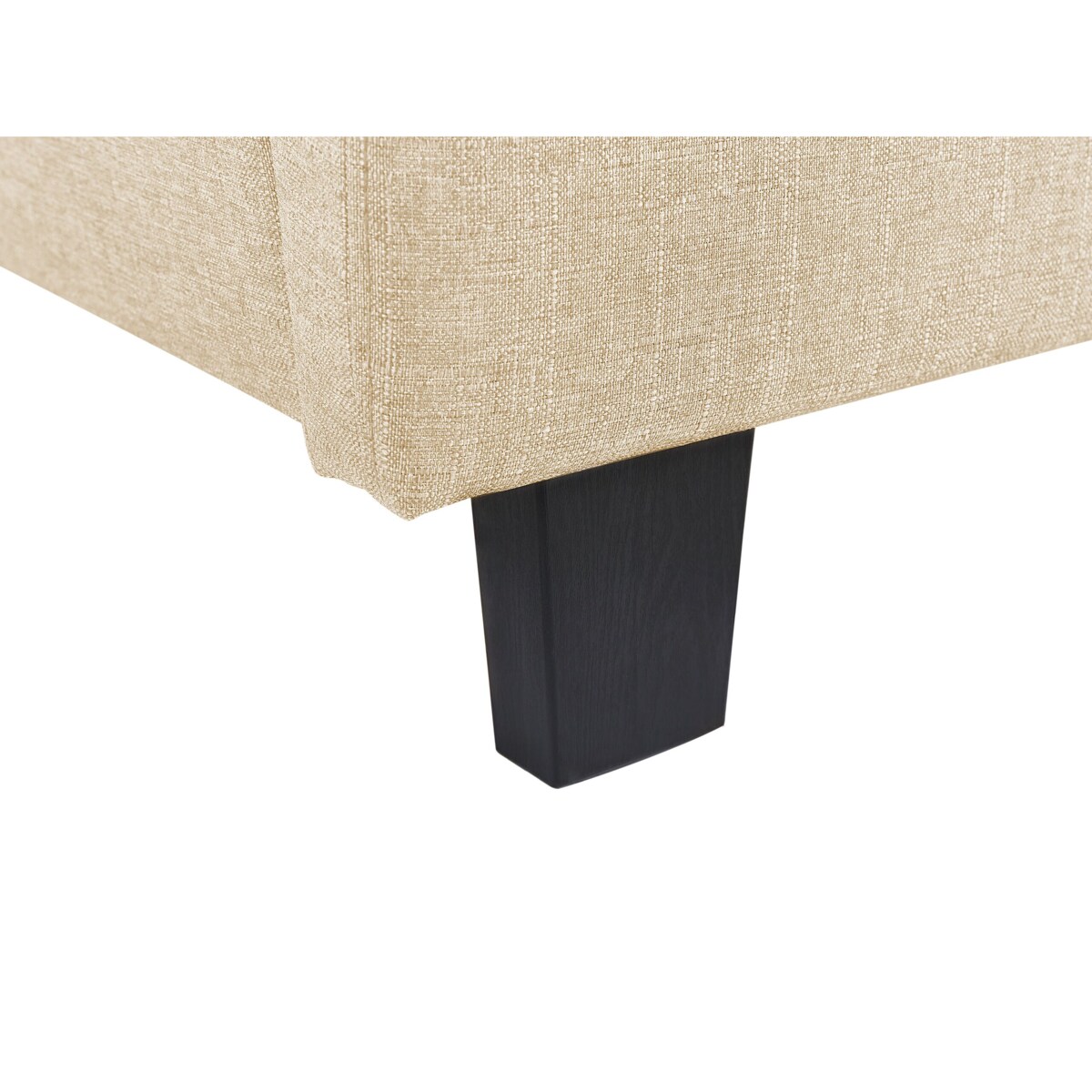 Łóżko tapicerowane 180 x 200 cm beżowe LA ROCHELLE