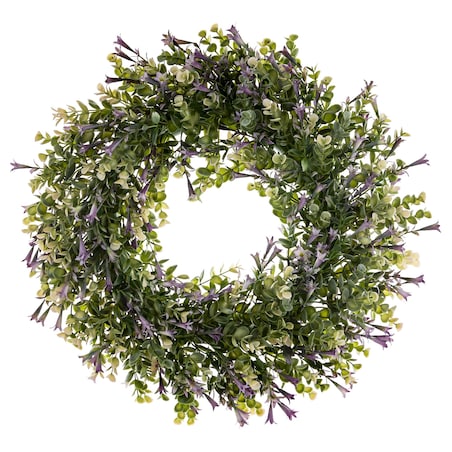 Wianek wiosenny Ø 45 cm PRIMAVERA żółto-zielony-fiolet