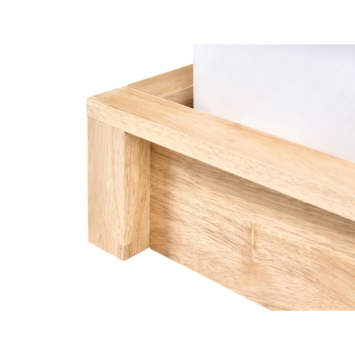 Łóżko bez zagłówka Drewno ANTRAS 180 x 200 cm Jasnobrązowy