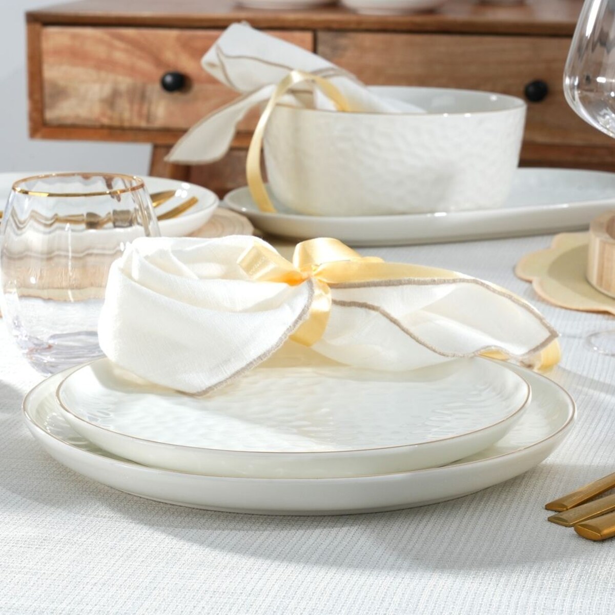 VILLA ITALIA Serwis obiadowy porcelanowy dla 6 osób PAULA