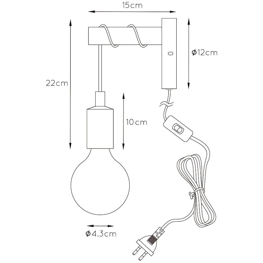Kinkiet LAMPA ścienna PAULIEN 08227/01/66 Lucide dziecięca OPRAWA metalowa różowa