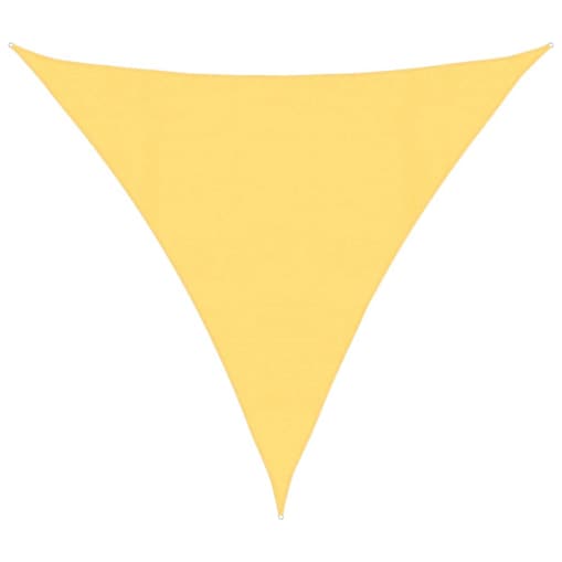 vidaXL Żagiel przeciwsłoneczny, 160 g/m², beżowy, 4,5x4,5x4,5m, HDPE