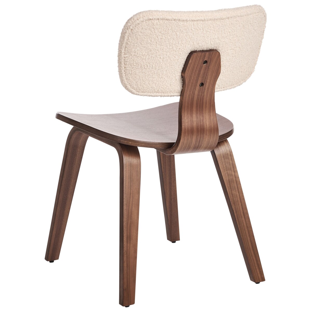 Zestaw 2 krzeseł do jadalni LUCINDA Drewno Ciemne drewno