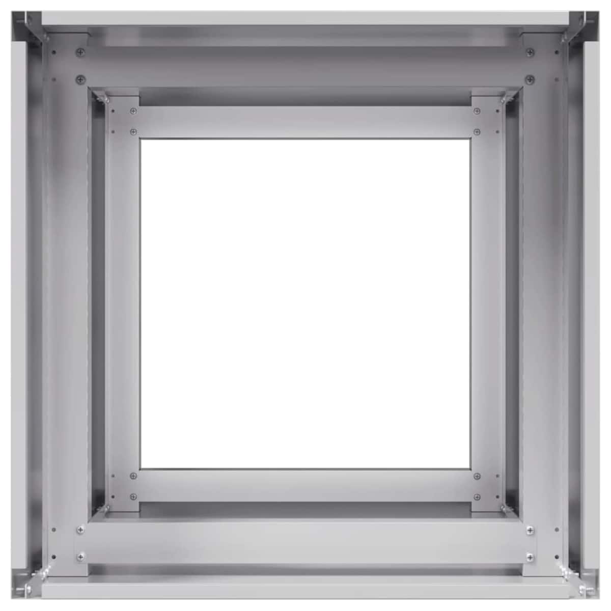 vidaXL Doniczka 40x40x80 cm Stal ocynkowana