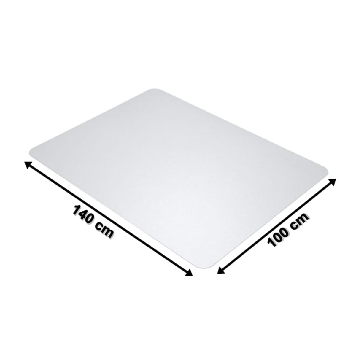 Mata Pvc Ochronna Transparentna 140X100 Cm