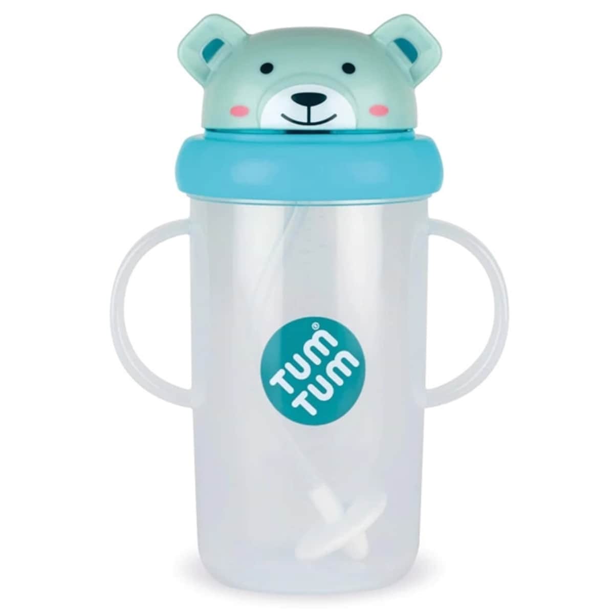 Tum Tum Bidon ze Słomką dla Dzieci Miś Boris 300 ml