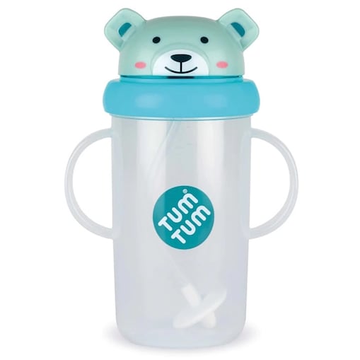 Tum Tum Bidon ze Słomką dla Dzieci Miś Boris 300 ml
