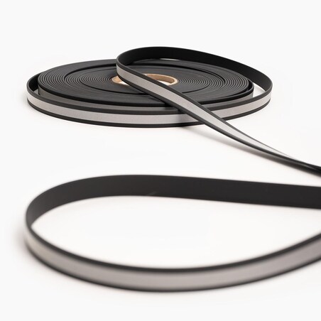 Smycz przepinana Biothane® dla psa lub kota "Coral with Indygo" - Rozmiar: M, Szerokość taśmy: 19mm