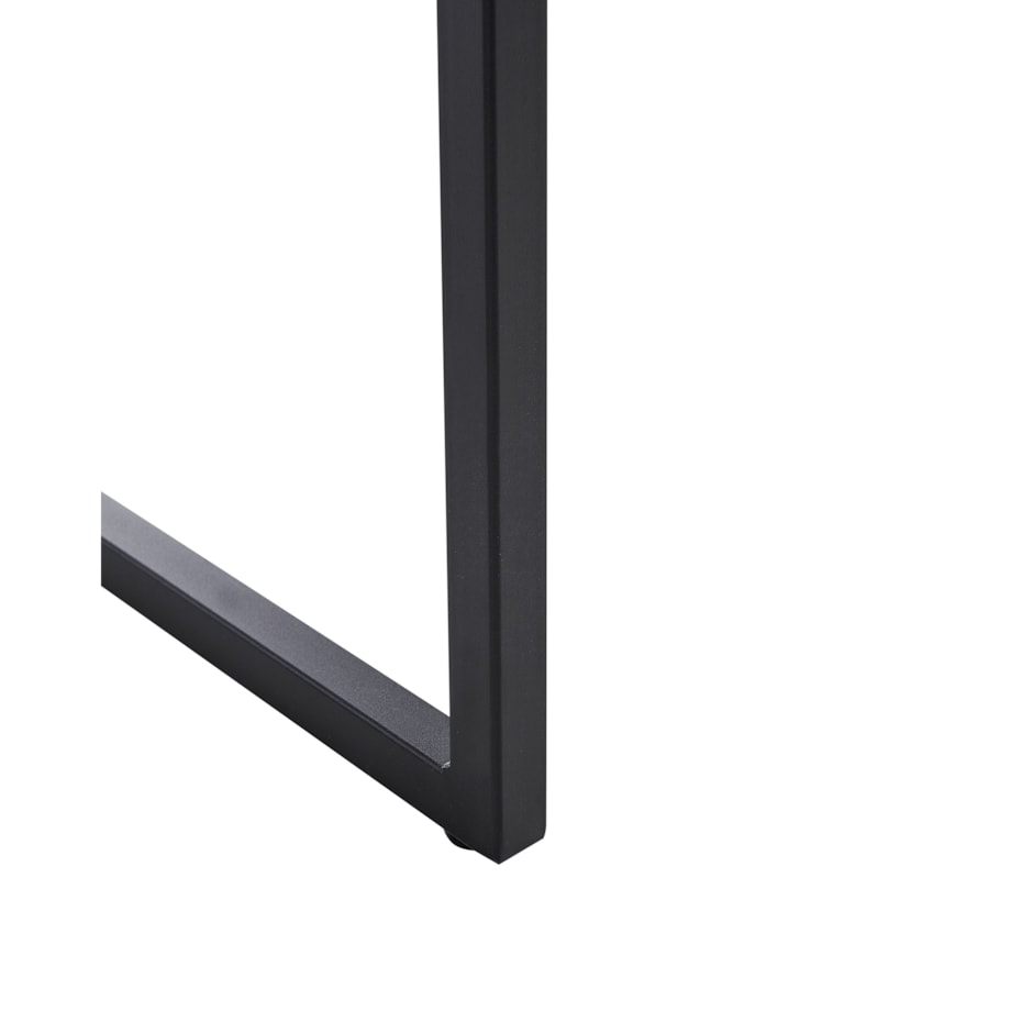 Krzesło konsolowe Zestaw 2 Skóra ekologiczna Brązowy BUFORD