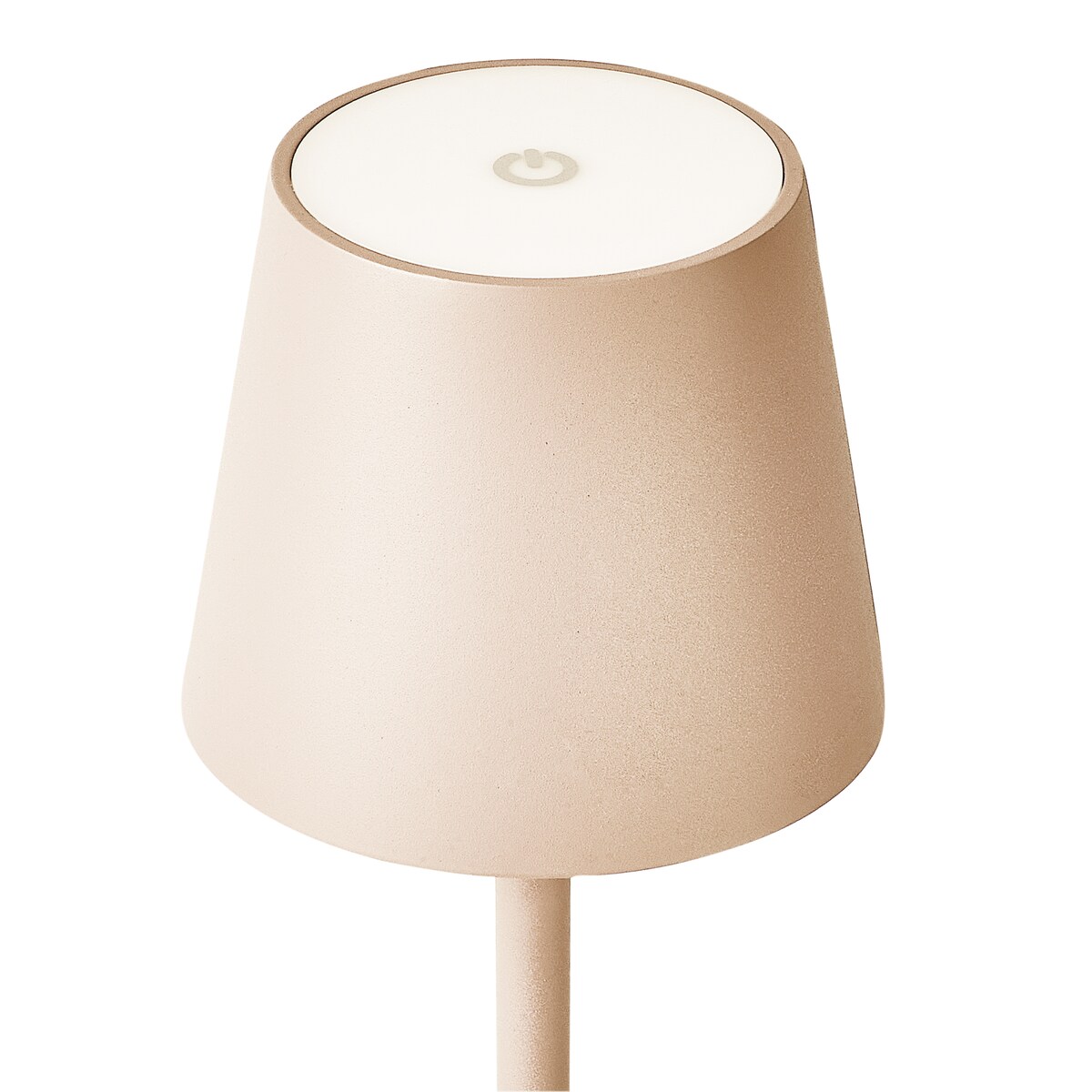 Bezprzewodowa lampa stołowa LED BACEIRO Metal Pomarańczowy