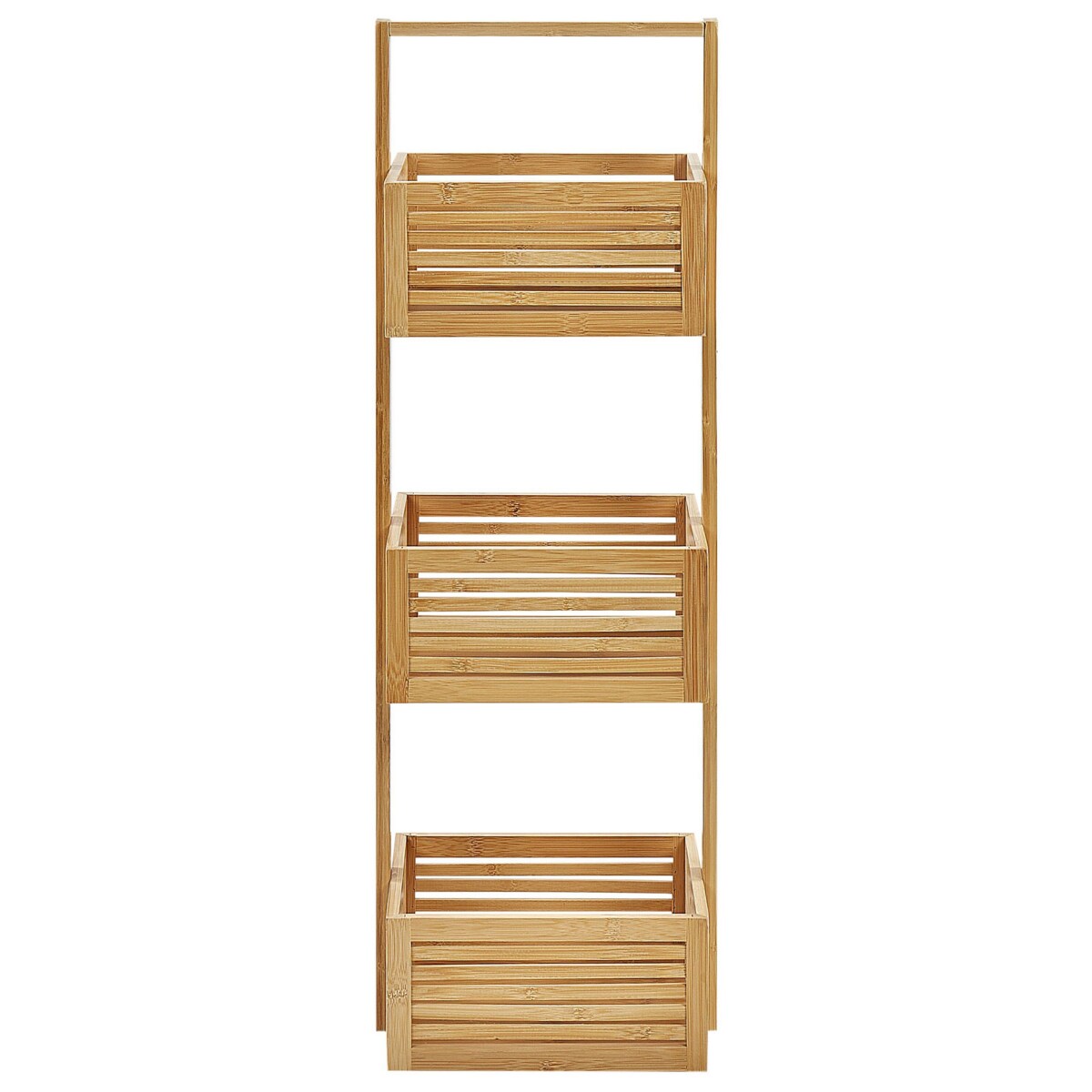 Regał łazienkowy bambusowy jasne drewno WAVERLY