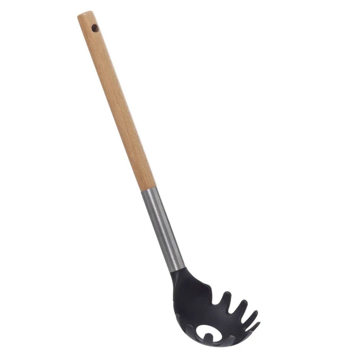 Łyżka do makaronu, drewniana rączka