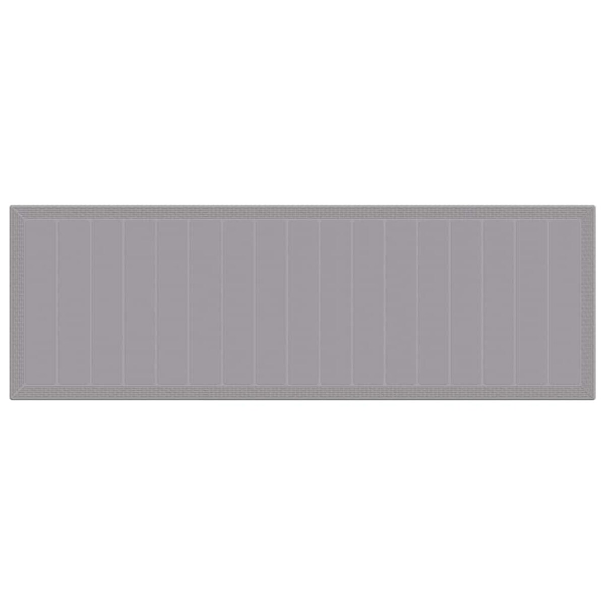 vidaXL Zestaw do jadalni w ogrodzie 13 pcs Jasnoszary Polirattan