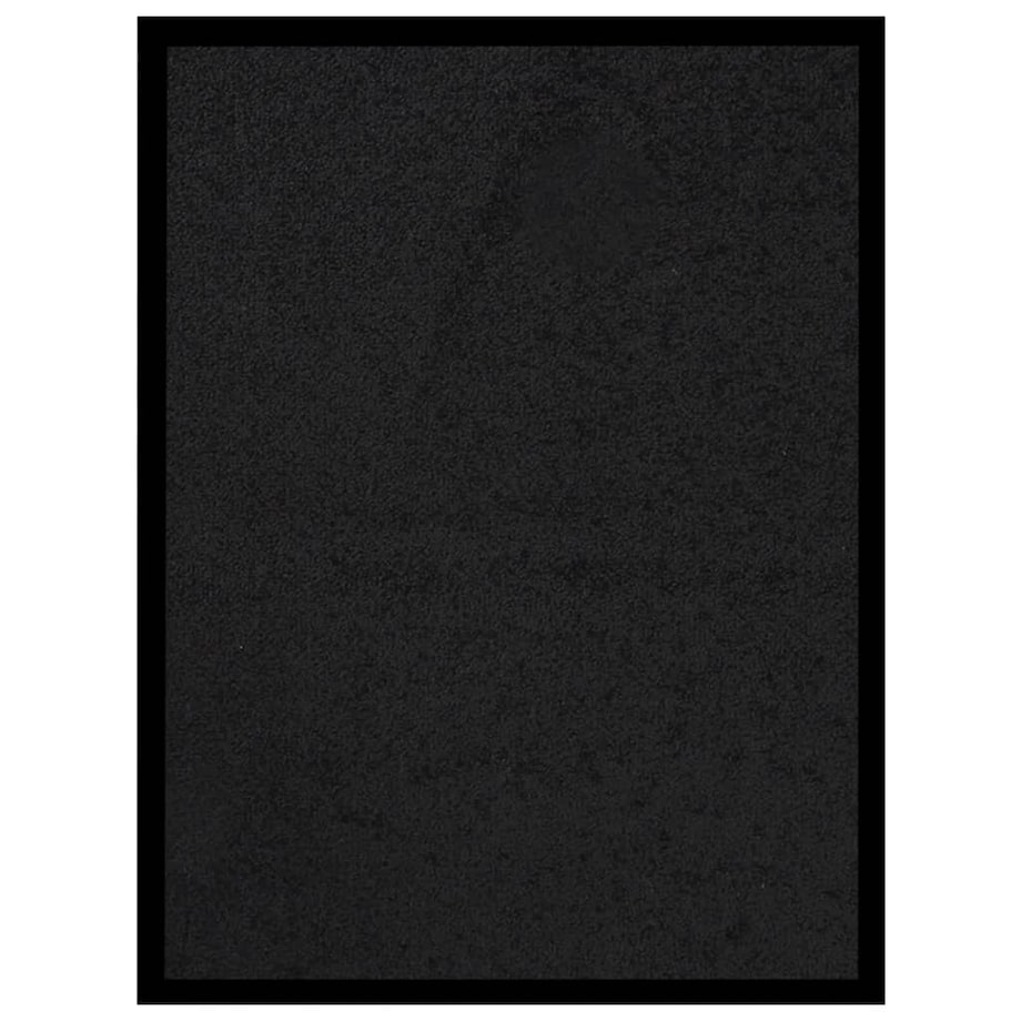 vidaXL Wycieraczka, czarna, 40 x 60 cm