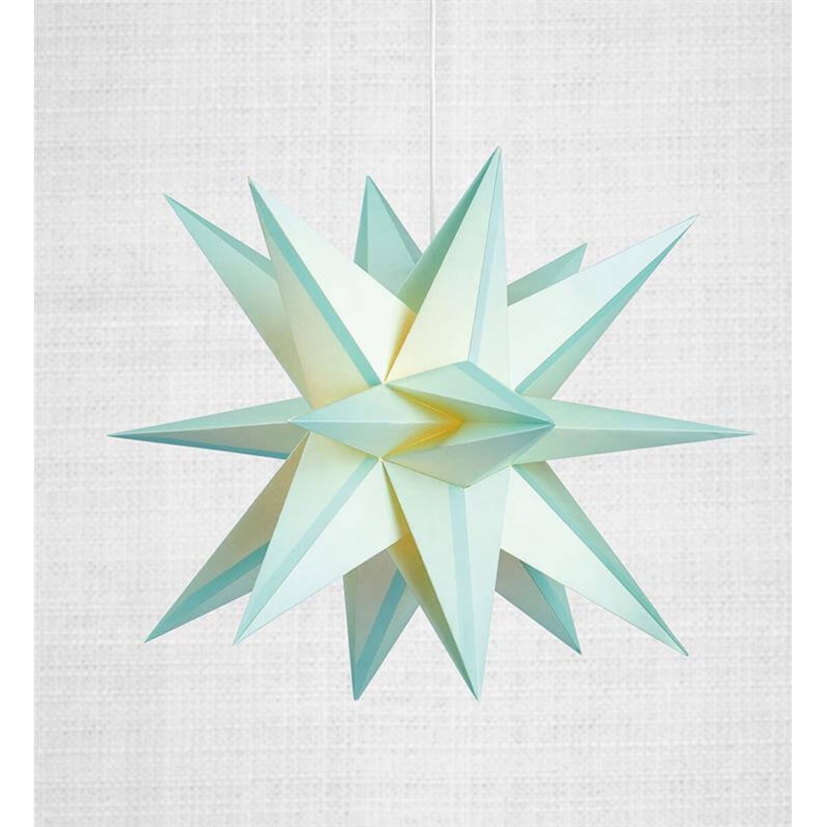 Bożonarodzeniowa dekoracja Skillinge wisząca gwiazda niebieska