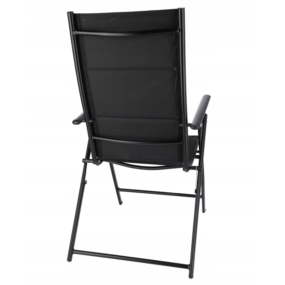 2 x Krzesło składane z tekstylenu z regulowanym oparciem