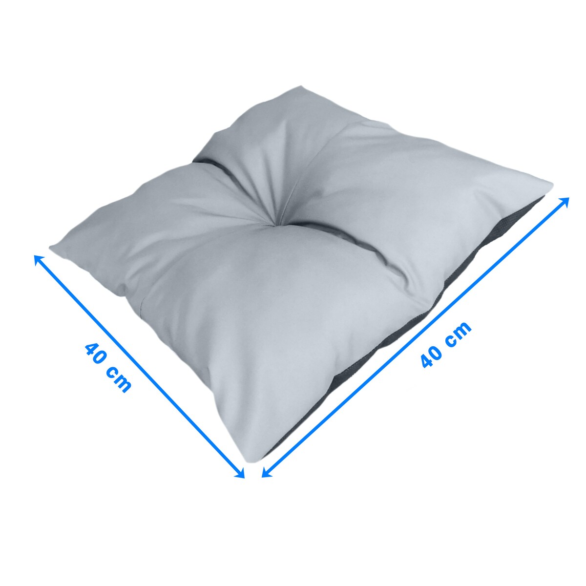 Poduszka Ogrodowa Na Krzesło Fotel Zestaw 4 Szt. 40X40 Cm Wodoodporna Pikowana Wiązana