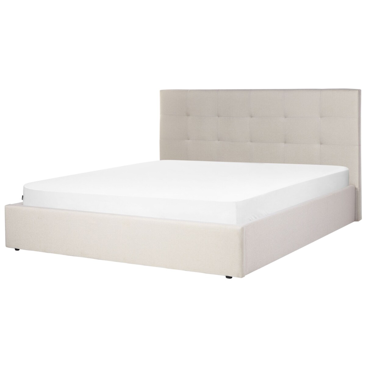 Łóżko z pojemnikiem LORIENT 180 x 200 cm Beżowy
