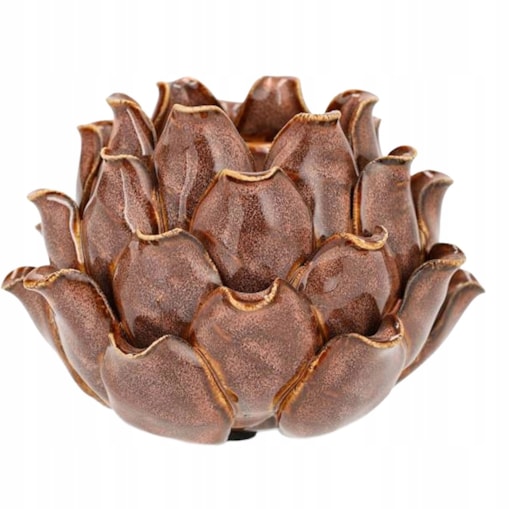 ŚWIECZNIK 2w1 TEALIGHT KANDELABR BOHO LOFT RÓŻOWY CERAMICZNY NA 1 ŚWIECĘ