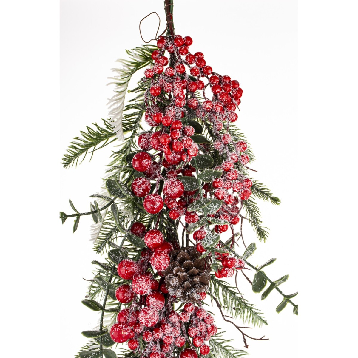 Girlanda długa czerwona 90x30x13 cm PULA-3