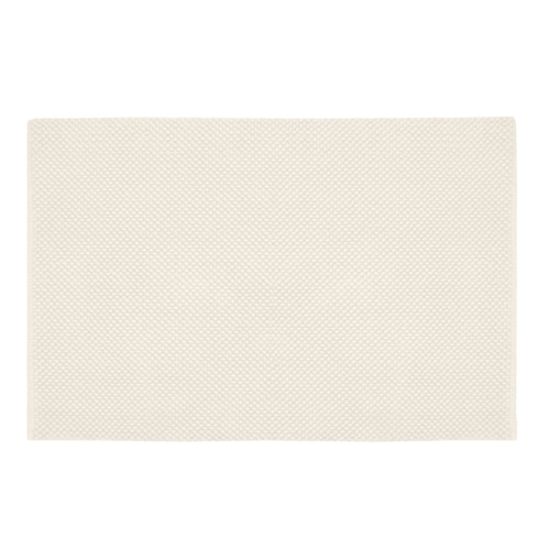 Kleine Wolke Punto Ekologiczny Dywanik łazienkowy Biały 70x120 cm