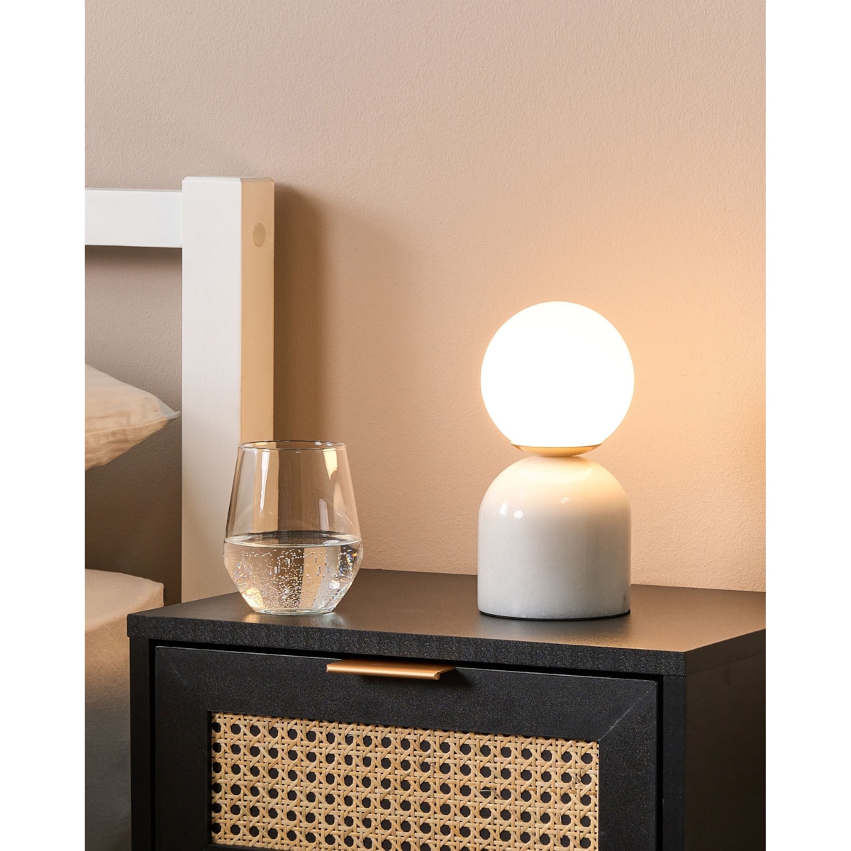 Lampa stołowa KIWI Kamień Biały