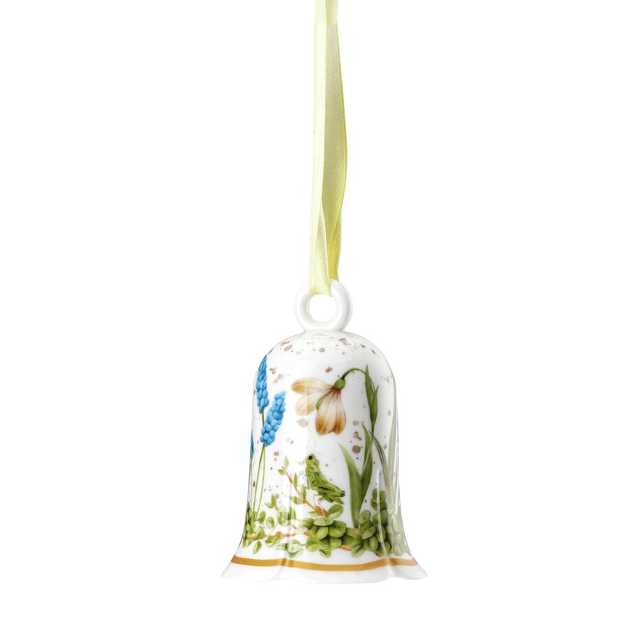 Dzwonek porcelanowy "Kwiaty" 7,5 cm