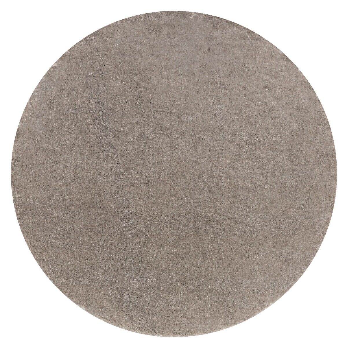Dywan VISCO koło srebrny 3 pluszowy, koło 120 cm