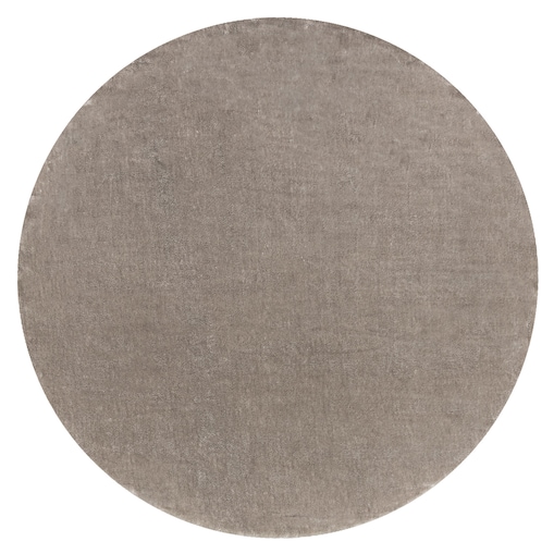Dywan VISCO koło srebrny 3 pluszowy, koło 120 cm