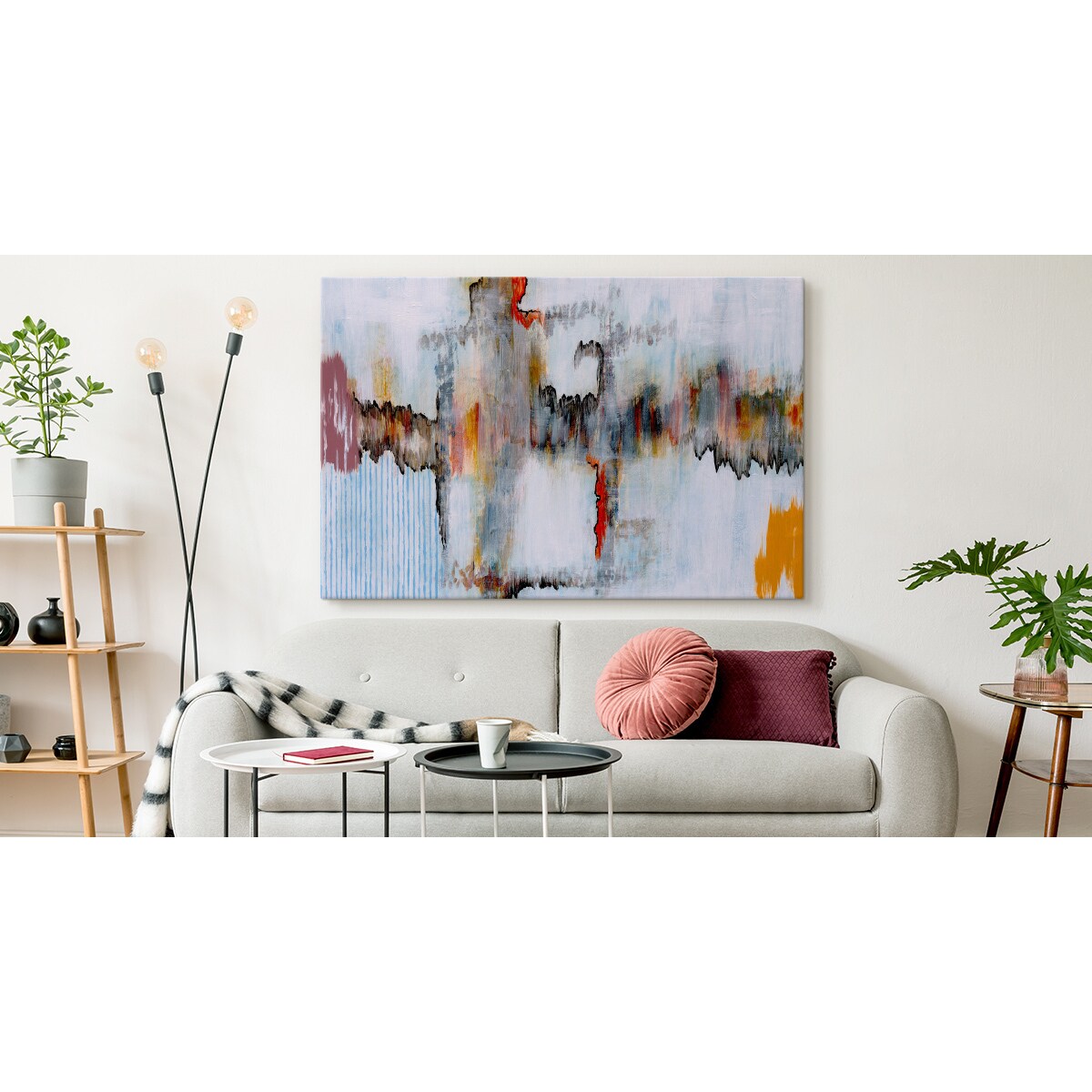 Obraz Nowoczesne Abstrakcyjne Malarstwo 70x50cm