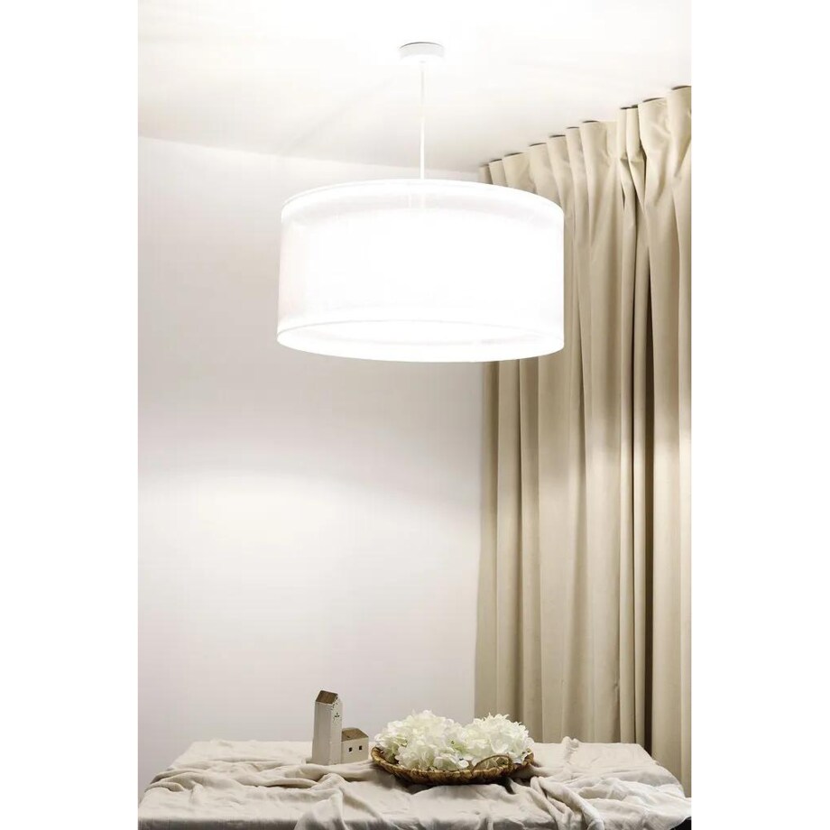 Lampa wisząca DUO LEN LIGHT 50 biała