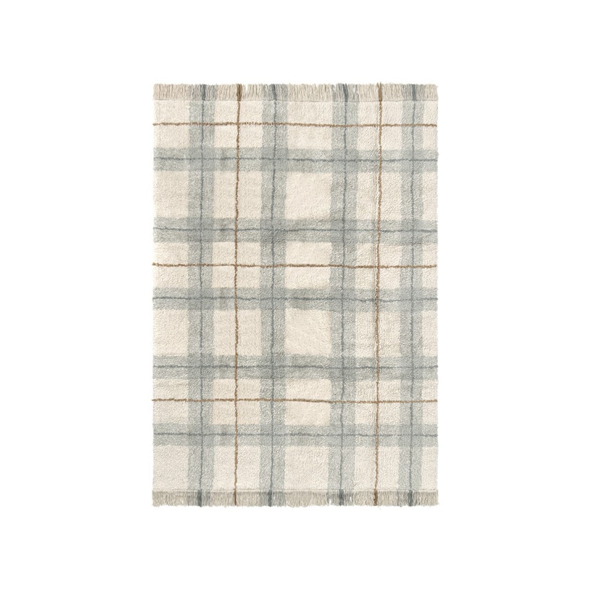 Dywan Tartan Blue Sage Wouf Wouf – 140×190 cm, Lorena Canals