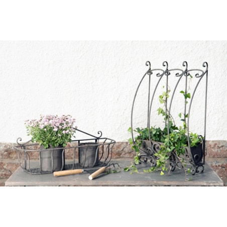 3 szt. KWIETNIK metalowy RETRO VINTAGE