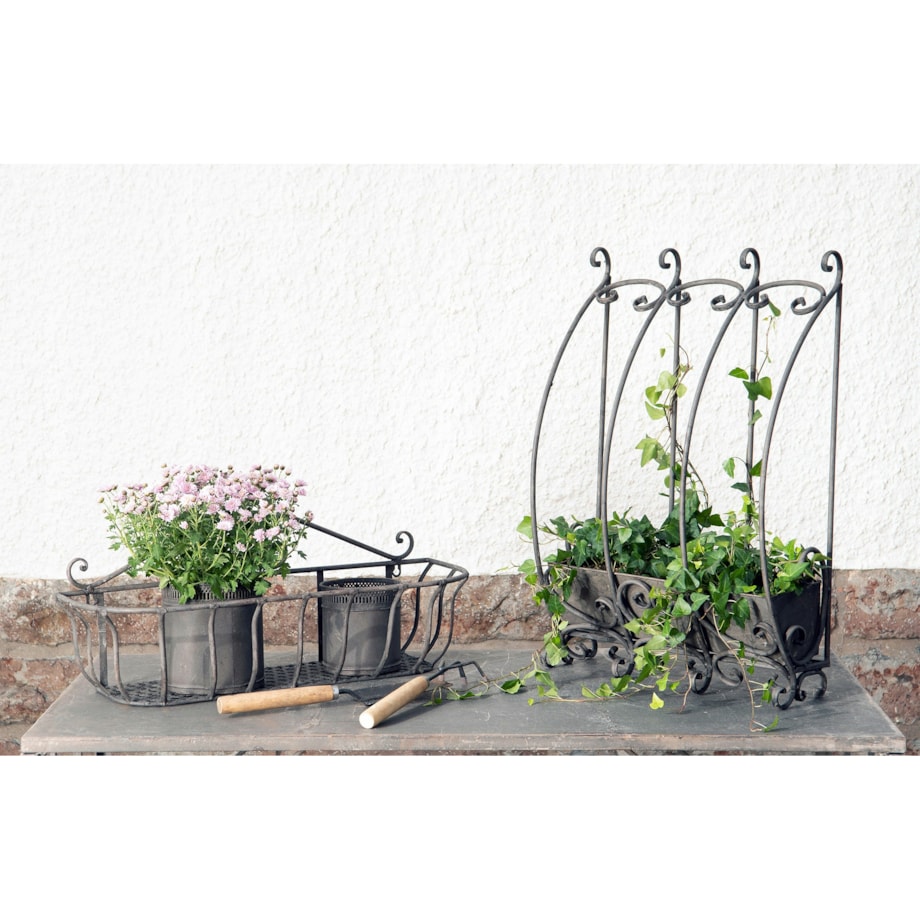 3 szt. KWIETNIK metalowy RETRO VINTAGE