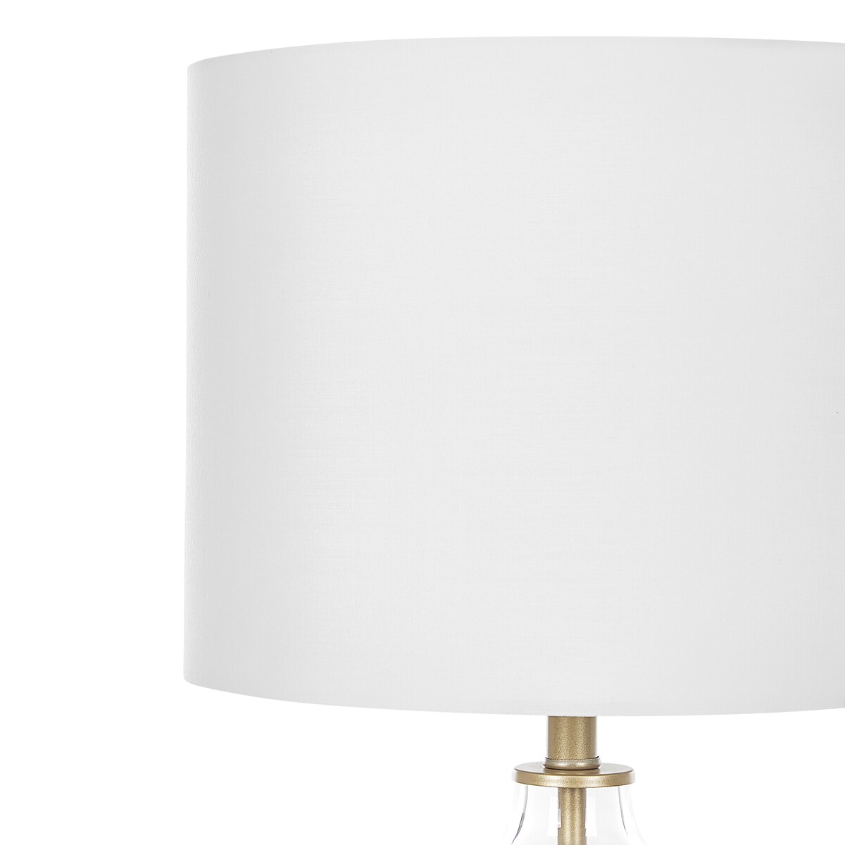 Lampa stołowa OKARI Szkło Biały