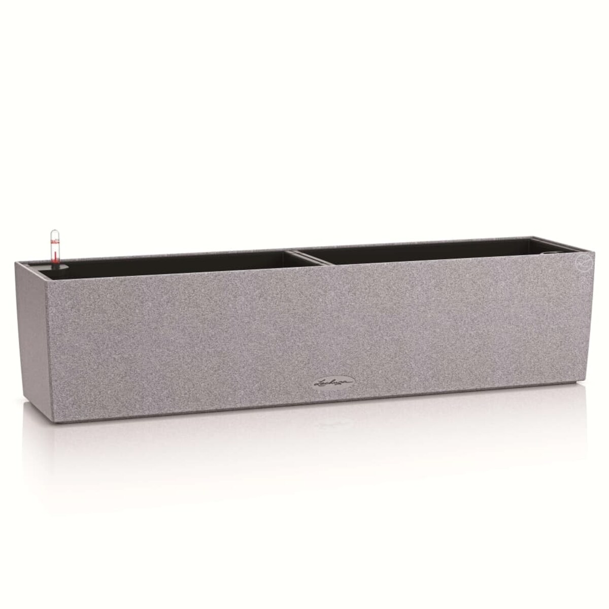 LECHUZA Donica BALCONERA Stone 80 ALL-IN-ONE, szara