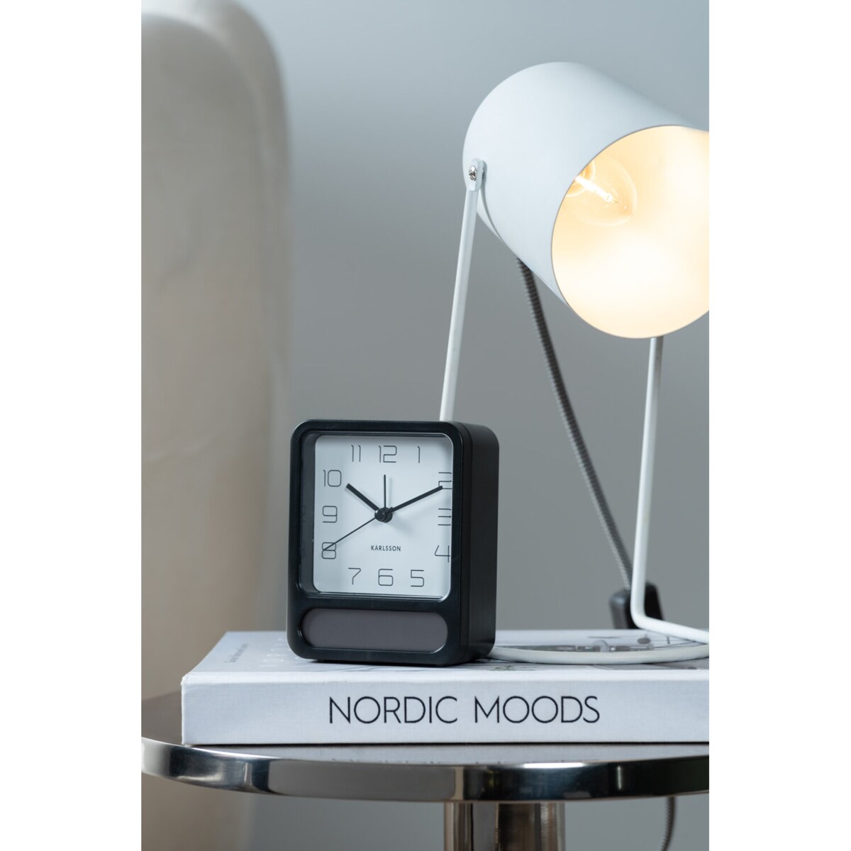 Budzik z termometrem i higrometrem DOU