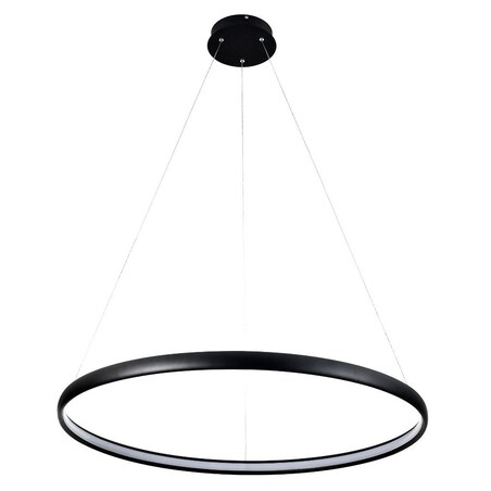 Wisząca lampa nowoczesna Carlo pierścień LED 26W 4000K czarny