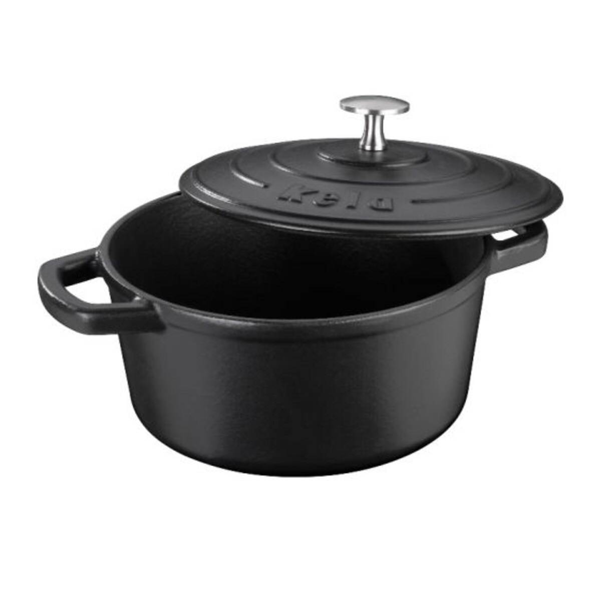 Naczynie żeliwne 3,8 l (czarne) Calido Kela